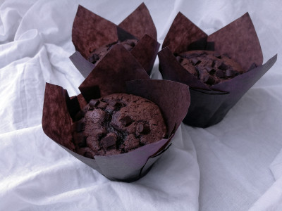 Čokoládové muffiny 2 ks