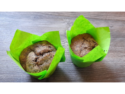Makový muffin s povidly 2 ks