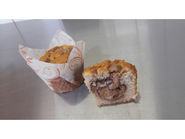 Kaštanový muffin s nugátem 2 ks