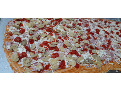 Pizza šnek bezmléčný - žampionový