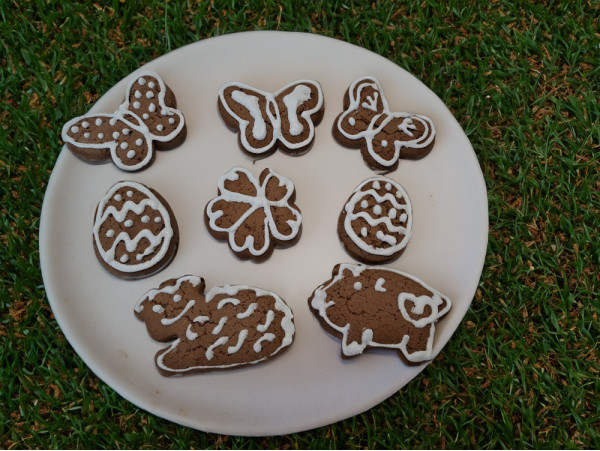 Velikonoční perníčky bezmléčné