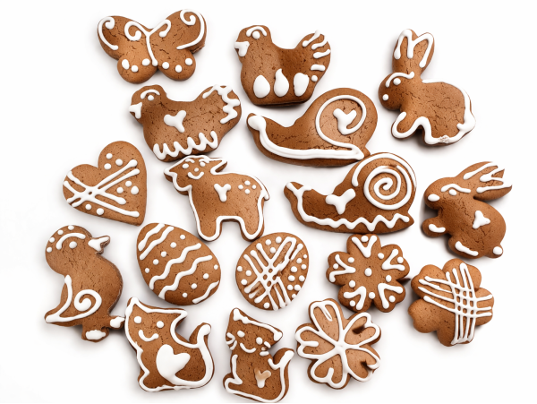 Velikonoční perníčky bezmléčné